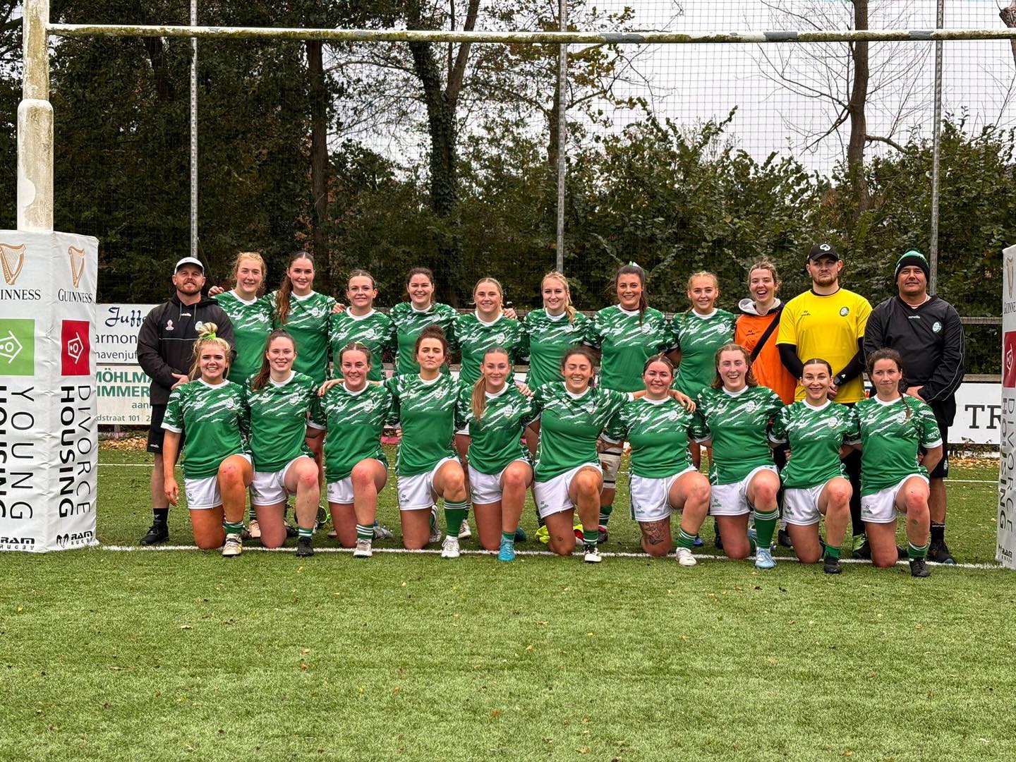 The Ireland team that beat Netherlands 42-6 in August